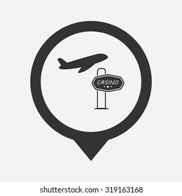 Vector illustartion of casino and gambling icon