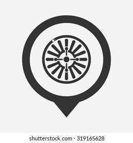 Vector illustartion of casino and gambling icon