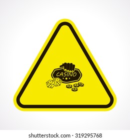 Vector illustartion of casino and gambling icon