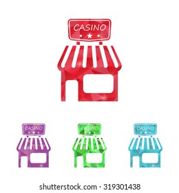 Vector illustartion of casino and gambling icon