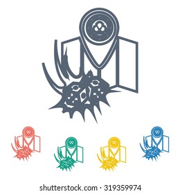 Vector illustartion of casino and gambling icon
