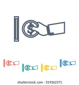 Vector illustartion of casino and gambling icon