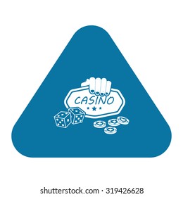 Vector illustartion of casino and gambling icon