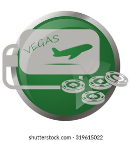 Vector illustartion of casino and gambling icon