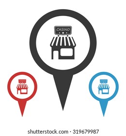 Vector illustartion of casino and gambling icon