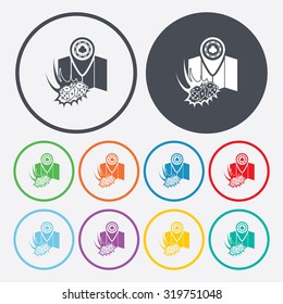 Vector illustartion of casino and gambling icon