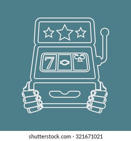 Vector illustartion of casino and gambling icon