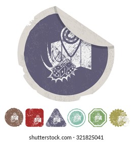Vector illustartion of casino and gambling icon