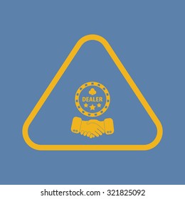 Vector illustartion of casino and gambling icon