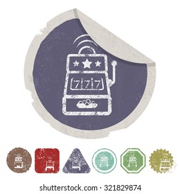 Vector illustartion of casino and gambling icon