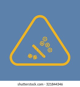 Vector illustartion of casino and gambling icon