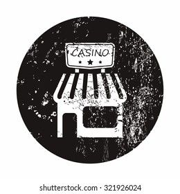 Vector illustartion of casino and gambling icon