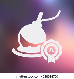 Vector illustartion of fishing and fish icon