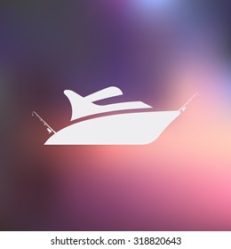 Vector illustartion of fishing and fish icon