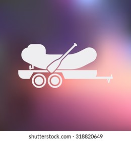 Vector illustartion of fishing and fish icon