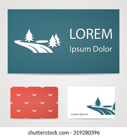 Vector illustartion of fishing and fish icon