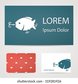 Vector illustartion of fishing and fish icon