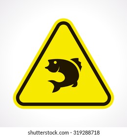 Vector illustartion of fishing and fish icon