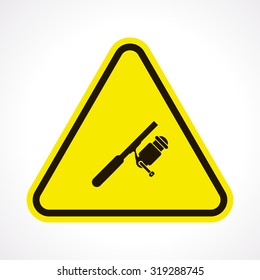 Vector illustartion of fishing and fish icon