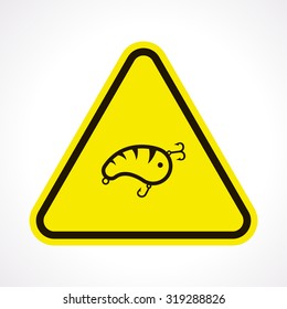 Vector illustartion of fishing and fish icon