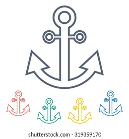 Vector illustartion of fishing and fish icon