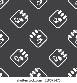 Vector illustartion of fishing and fish icon