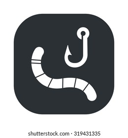 Vector illustartion of fishing and fish icon