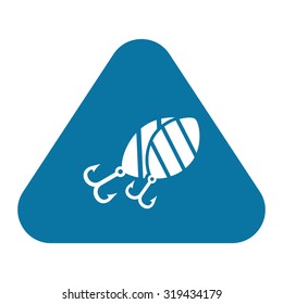 Vector illustartion of fishing and fish icon