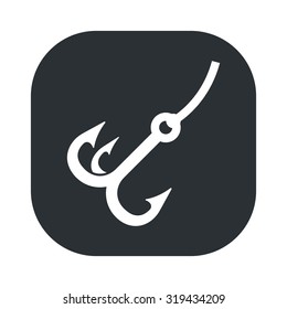 Vector illustartion of fishing and fish icon