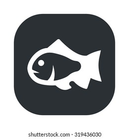 Vector illustartion of fishing and fish icon