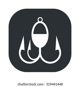 Vector illustartion of fishing and fish icon