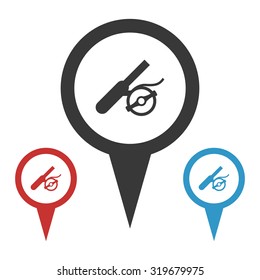 Vector illustartion of fishing and fish icon