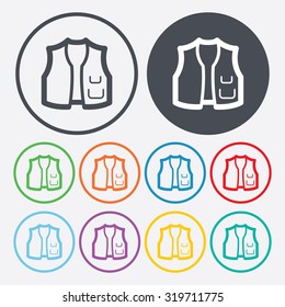 Vector illustartion of fishing and fish icon