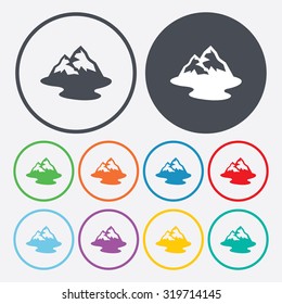 Vector illustartion of fishing and fish icon