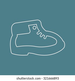 Vector illustartion of fishing and fish icon