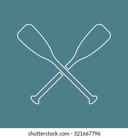 Vector illustartion of fishing and fish icon