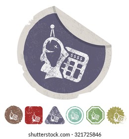 Vector illustartion of fishing and fish icon