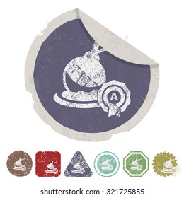 Vector illustartion of fishing and fish icon