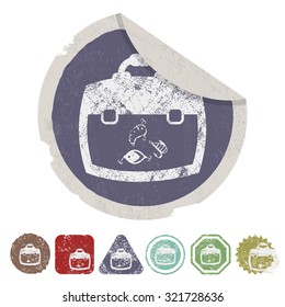 Vector illustartion of fishing and fish icon