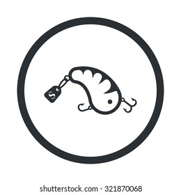Vector illustartion of fishing and fish icon
