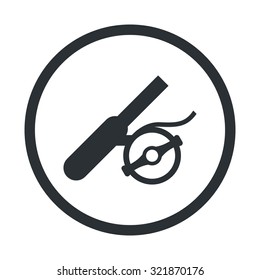 Vector illustartion of fishing and fish icon