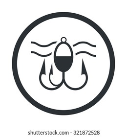 Vector illustartion of fishing and fish icon