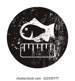 Vector illustartion of fishing and fish icon