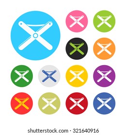 Vector illustartion of fishing  icon