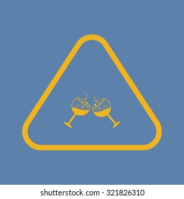 Vector illustartion of party and nightclub icon