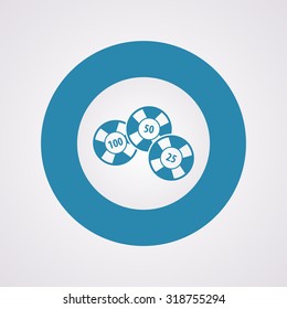 Vector illustartion of poker and gambling icon