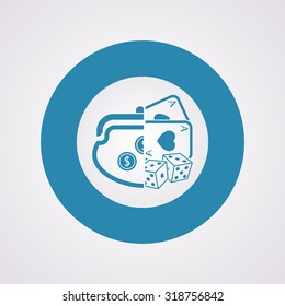 Vector illustartion of poker and gambling icon