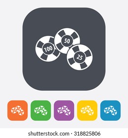 Vector illustartion of poker and gambling icon