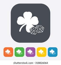 Vector illustartion of poker and gambling icon