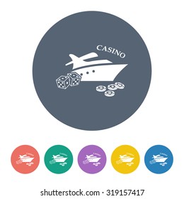 Vector illustartion of poker and gambling icon
